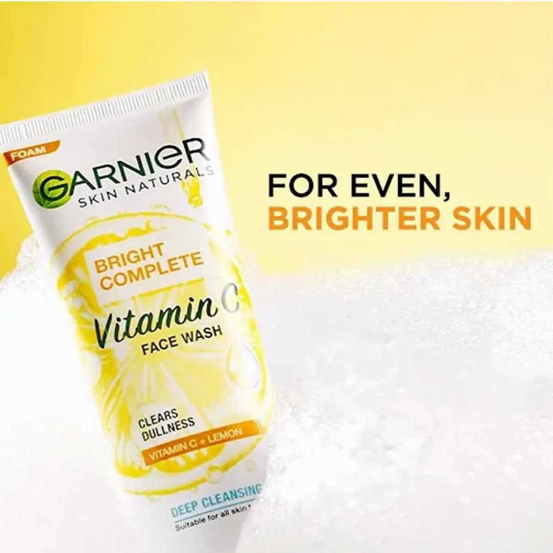 Garnier Bright Complete Vitamin C Face Wash 50gm